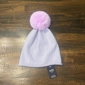 Norla Canada Lilac Beanie with Pom Pom